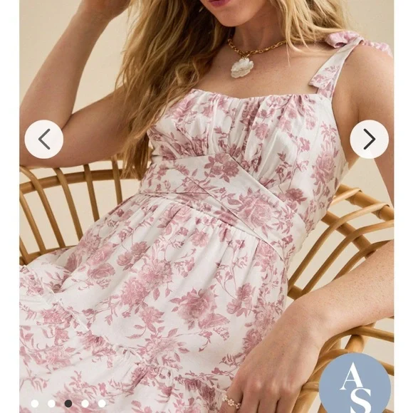 New with tags Altar’d State Faith Floral Midi Dress - Picture 3 of 4